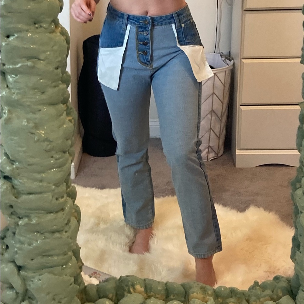 Inside out button up jeans!